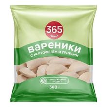 Вареники 365 дней с картофелем и грибами 300 г