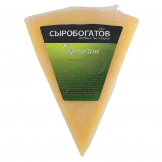 Сыр СЫРОБОГАТОВ Пармезан 40%, без змж, 200г (Россия, 200 г)