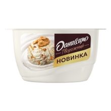 Творожок Даниссимо мороженое-грецкий орех-карамель 6,1% БЗМЖ 130 г