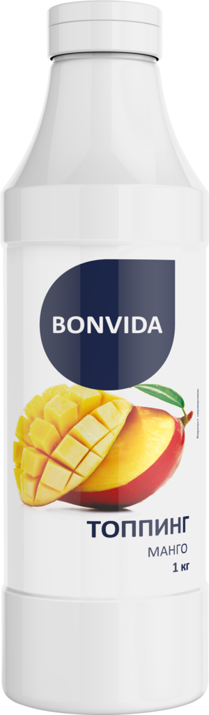 Топпинг BONVIDA со вкусом манго, 1кг (Россия, 1 кг)