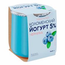 Йогурт Коломенское черника 5% 140 г