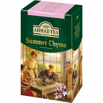Чай черный AHMAD TEA Summer Thyme с чабрецом байховый листовой, 100г (Россия, 100 г)