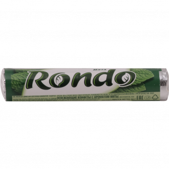 Конфеты освежающие RONDO Мята с ароматом мяты, 30г (Россия, 30 г)
