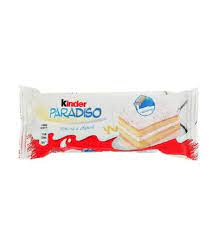 Пирожное бисквитное KINDER Paradiso с молочной начинкой, 29г (Италия, 29 г)