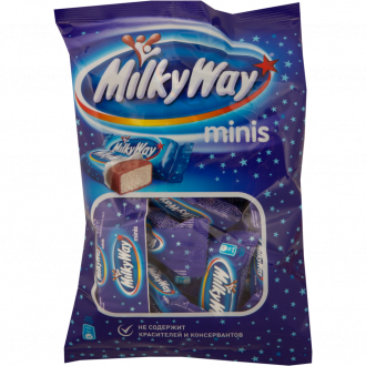 Конфеты MILKY WAY Minis с молочным суфле, 176г (Россия, 176 г)