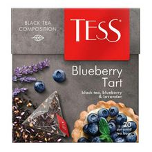 Чай черный Tess Blueberry Tart в пирамидках 1,8 г х 20 шт