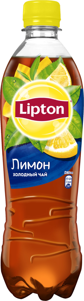 Напиток LIPTON Холодный чай со вкусом лимона негазированный, 0.5л (Россия, 0.5 L)