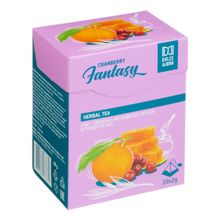 Чайный напиток Dolce Albero Cranberry fantasy с медом, лемонграссом и клюквой 2 г х 20 шт