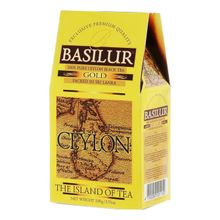 Чай черный Basilur Чайный остров Цейлон Gold листовой 100 г