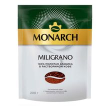 Кофе Monarch Milligrano растворимый с молотым 200 г