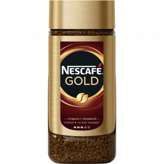Кофе растворимый с добавлением молотого NESCAFE Gold натуральный сублимированный, ст/б, 95г (Россия, 95 г)