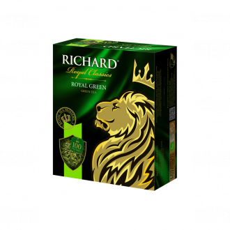 Чай зеленый RICHARD Royal Green Китайский байховый, 100пак (Россия, 100 пак)