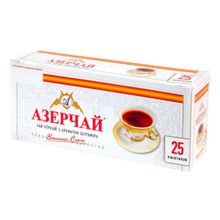 Чай черный Азерчай с бергамотом в пакетиках 2 г х 25 шт