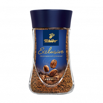 Кофе растворимый TCHIBO Exclusive натуральный сублимированный, ст/б, 95г (Россия, 95 г)