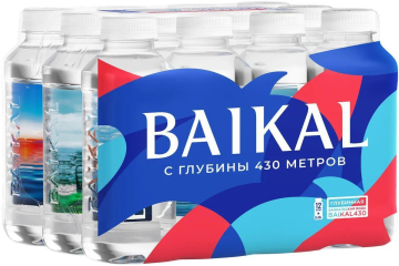 Вода питьевая BAIKAL 430 природная 12 шт * 0.45L негаз. ПЭТ