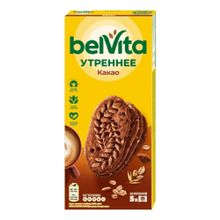 Печенье BelVita Утреннее витаминизированное с какао 225 г