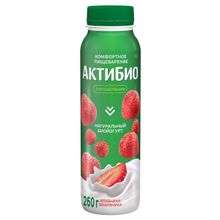 Йогурт питьевой Актибио клубника-земляника 1,5% БЗМЖ 260 мл