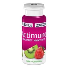 Кисломолочный напиток Actimuno киви-клубника 1,5% БЗМЖ 95 мл