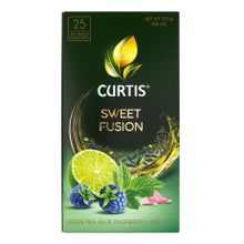 Чай зеленый Curtis Sweet Fusion арома в пакетиках 1,5 г х 25 шт