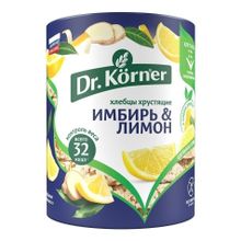Хлебцы кукурузно-рисовые Dr.Korner имбирь-лимон 90 г