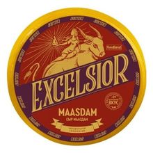 Сыр полутвердый Excelsior Maasdam 45% БЗМЖ ~6 кг