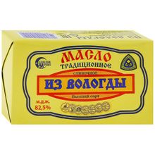 Сливочное масло Северное Молоко Из Вологды Традиционное 82,5% БЗМЖ 180 г