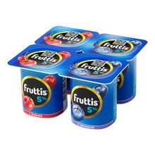 Йогуртный продукт Fruttis вишня-черника 5% БЗМЖ 115 г