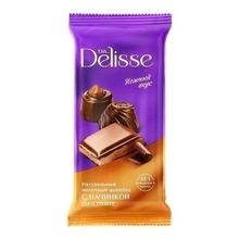 Шоколад Delisse молочный с пралине 60 г