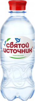 Вода питьевая СВЯТОЙ ИСТОЧНИК газированная, 0.33л (Россия, 0.33 L)