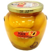Персики Dolce Albero половинки в сиропе с корицей 580 мл