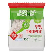 Творог рассыпчатый ЭкоНива 9% БЗМЖ 300 г