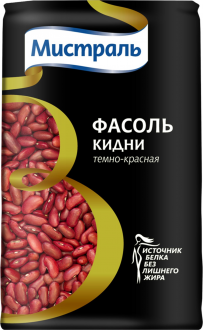 Фасоль темно-красная МИСТРАЛЬ Кидни, 450г (Россия, 450 г)